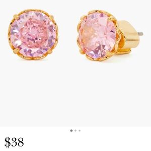Kate Spade earrings pink crystal stud earrings
